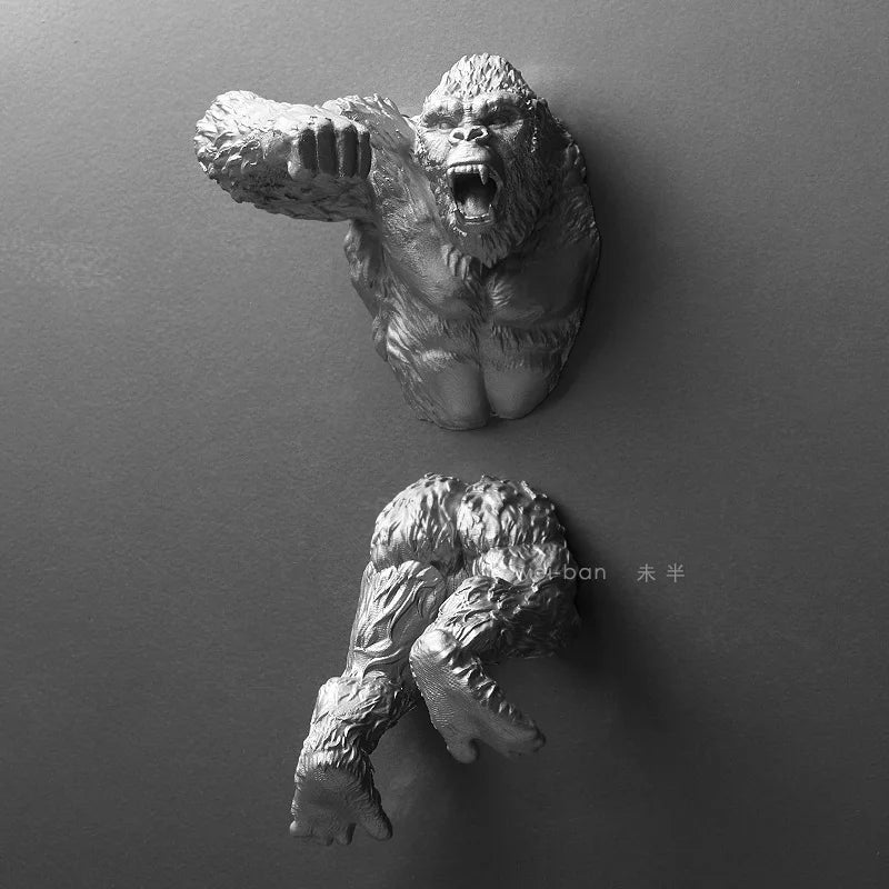 Refrigerator sticker Gorilla magnet sticker 3D three-dimensional home wall refrigerator decoration Oasis Select