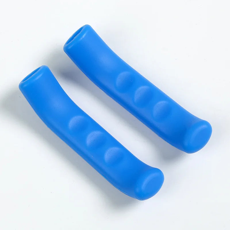 1/2Pair Bicycle Brake Handle Protection Cover Mountain Road Bike Brake Lever Protection Anti Slip Gel Sleeve Cycling Accessories Oasis Select 1pairs Blue