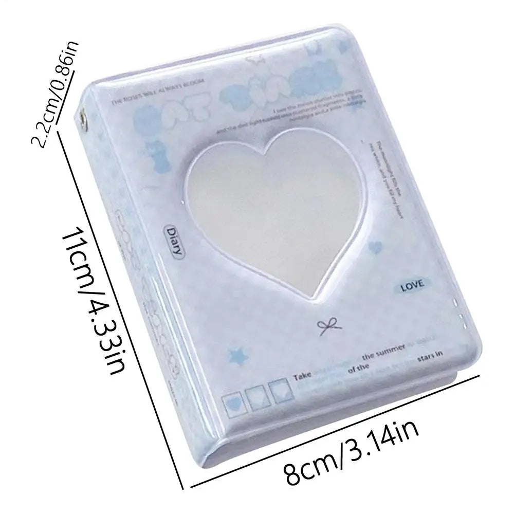 Card Collection Binder 40-Pocket Protective Storage Photo Organizer Baseball Card Binder for Organization Collection Photo Oasis Select Blue