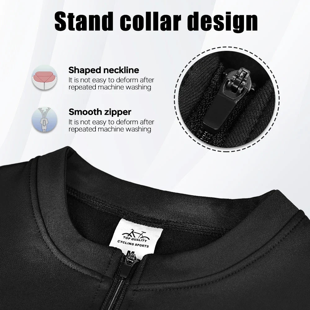 X-TIGER Men's Winter Cycling Jacket Thermal Fleece MTB Bike Shirt Ciclismo Long Sleeve Bicycle Jersey 사이클링 재킷 Oasis Select