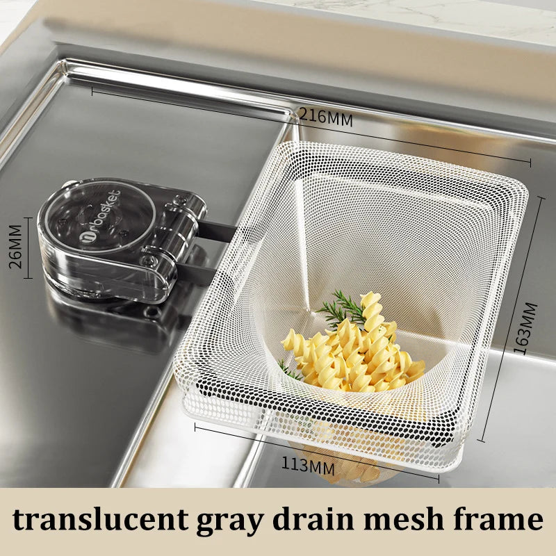 Kitchen Sink Drain Net Rack – Suction Cup Waste Filter