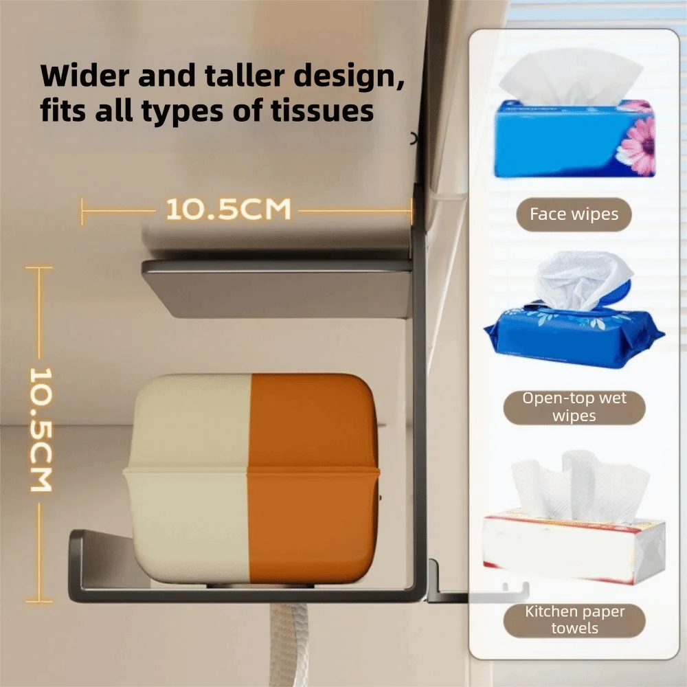 Under Cabinet Paper Towel Holder – Wall Mount Iron Rack