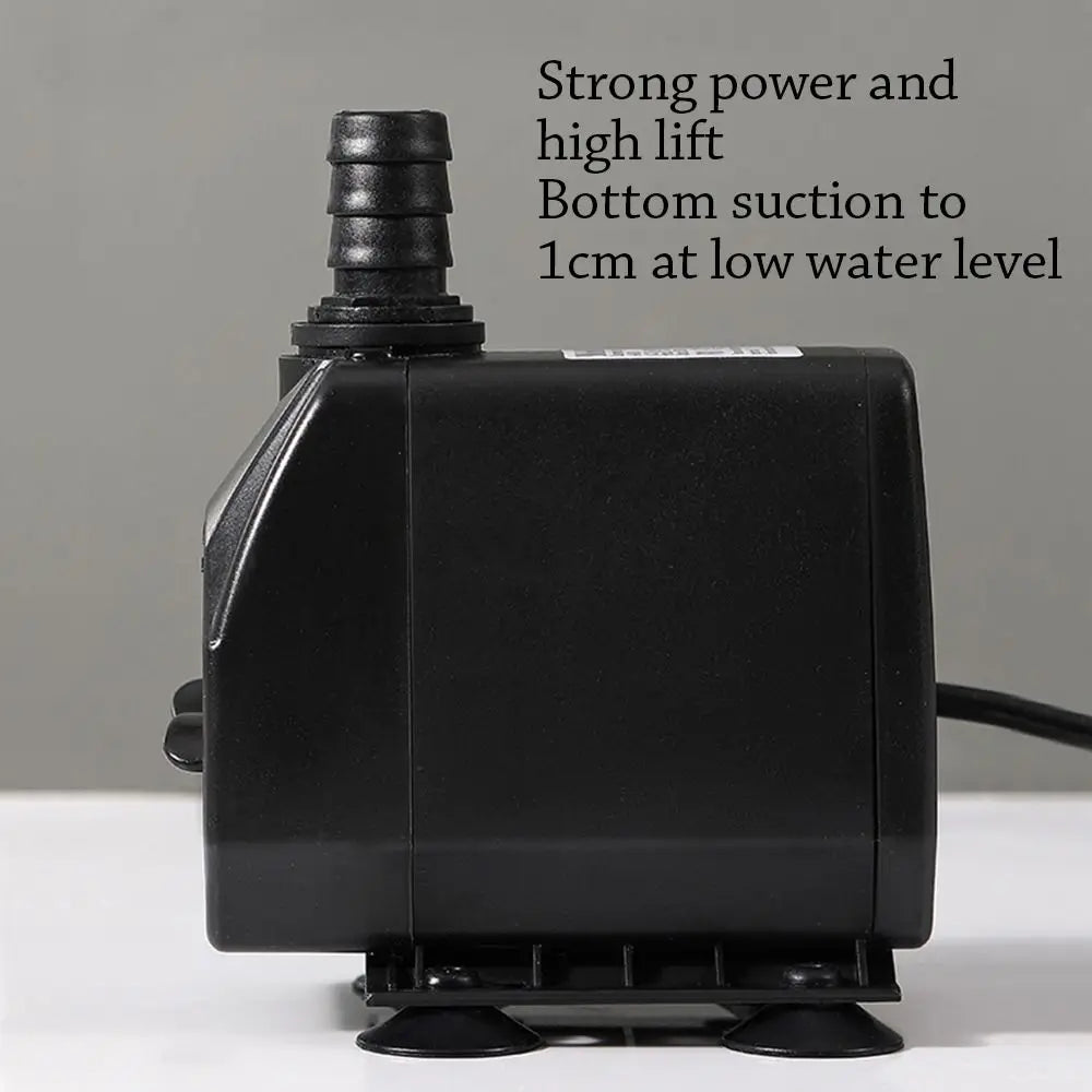 Ultra-Quiet Submersible Water Pump | Aquarium & Fountain