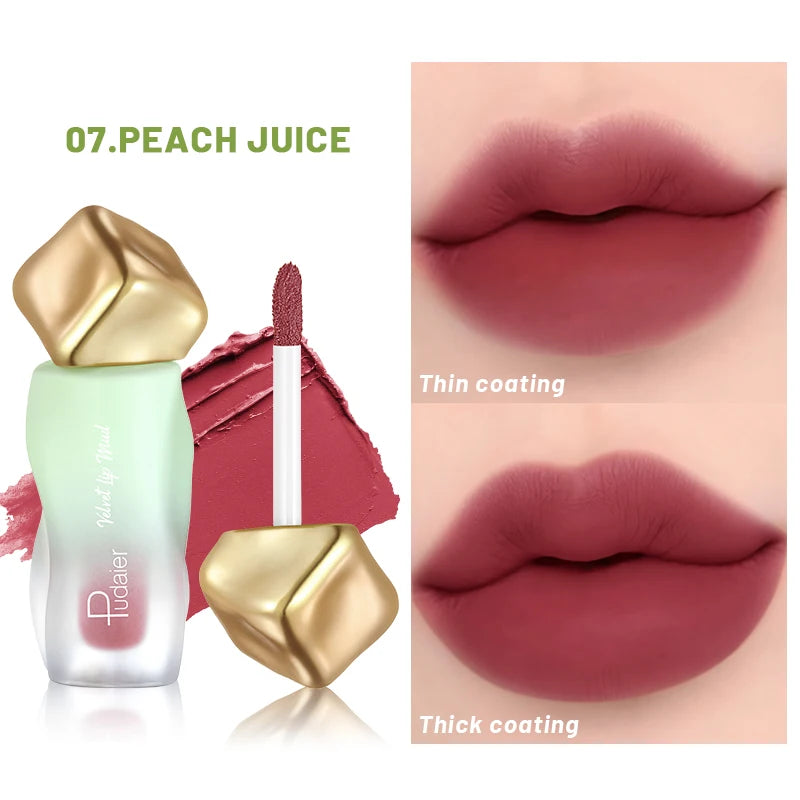 Eldridge Matte Liquid Lipstick 12 Colors – Waterproof Velvet Lip Gloss