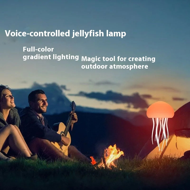 Floating Night Light Intelligent Voice Control Light Jellyfish Charging Night Light Ins Wind Room To Help Sleep Oasis Select