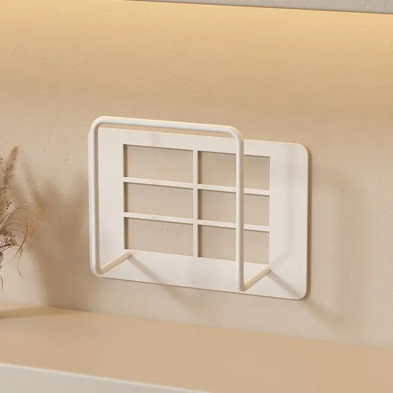 No-Drill Wall Mount Router Bracket – Iron Storage Shelf