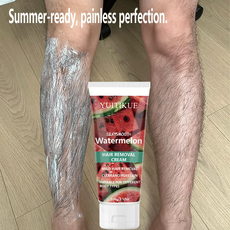YUITIKUE Watermelon Depilatory Cream – Painless Hair Removal