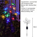 Solar Butterfly Branch Light Firefly LED Garden Outdoor Lawn Lights Oasis Select RGB 12 Light