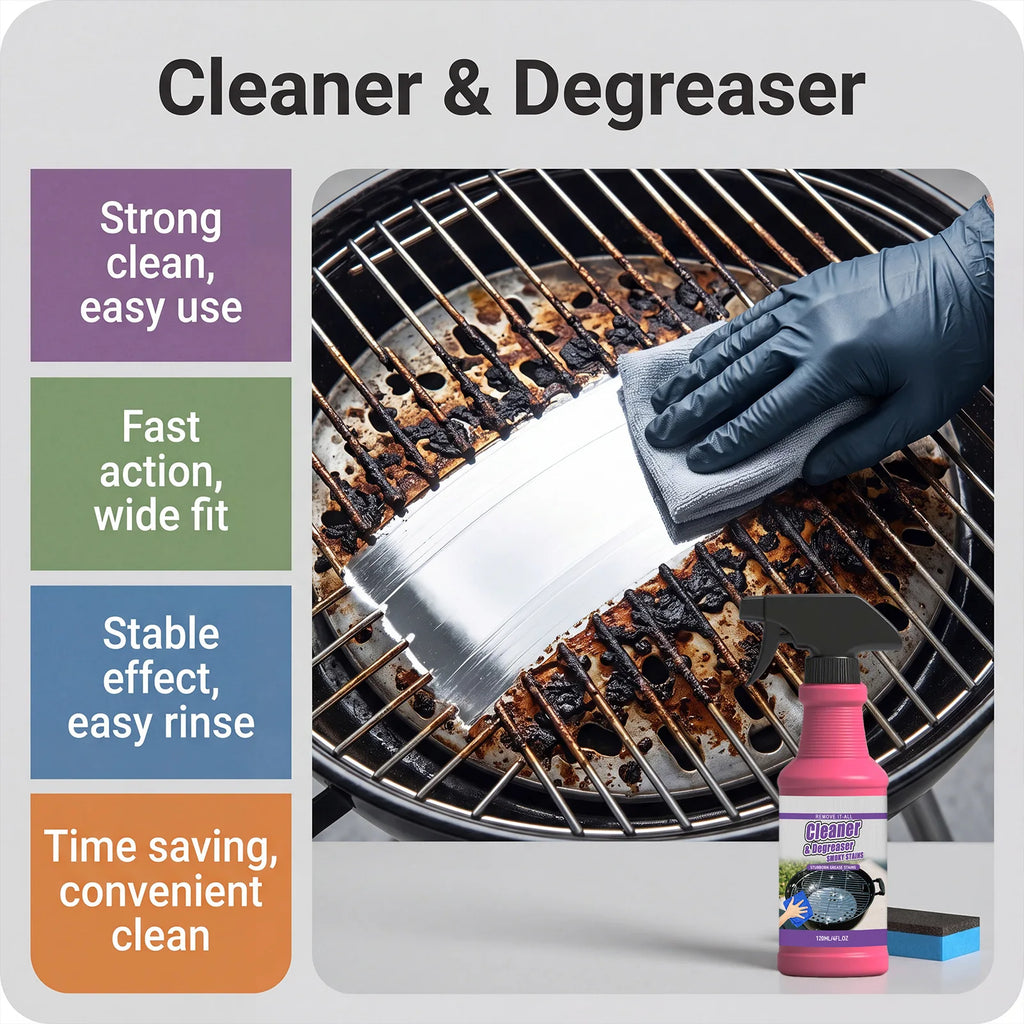 Heavy Duty BBQ Grill Cleaner Spray – Grease & Stain Remover Grill Cleaner Spray Oasis Select