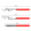 3Pcs/set Compact Casement Windows Unlocking Tool Professional Non-slip Lock Picking Set Convenient Stainless Steel Door Open Key Oasis Select one size