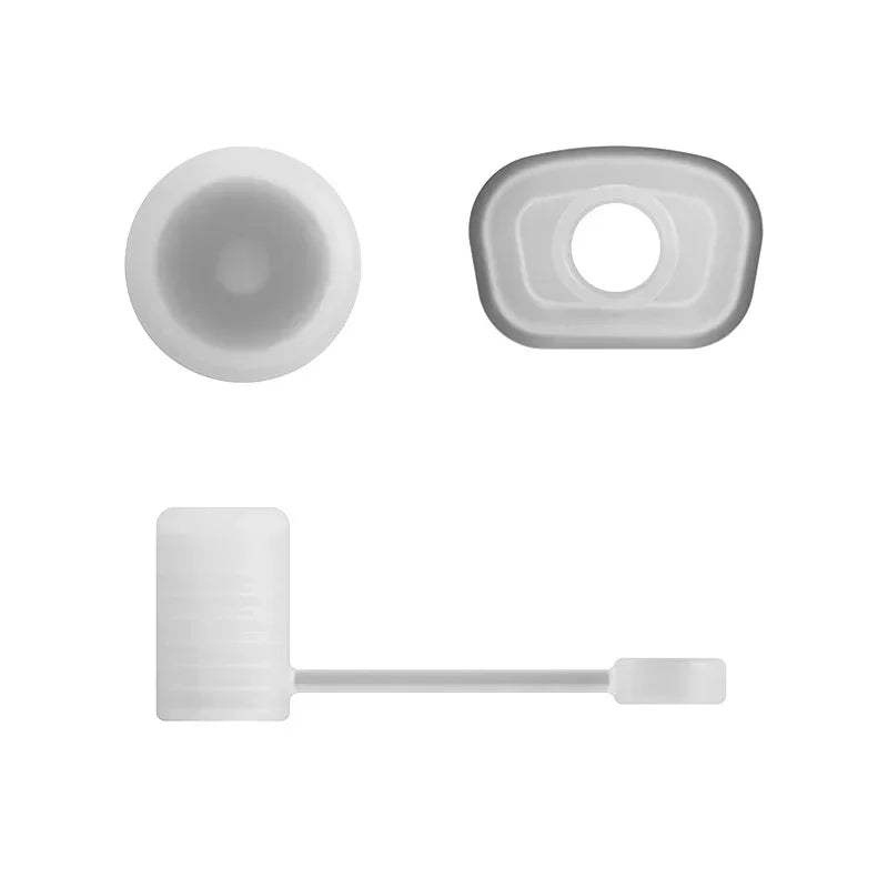 Silicone Straw Cover Cap Reusable Leak-Proof Straw Stopper For Stanley Cup 40oz/ 30oz Cups Straws Accessories 8-12 Mm Oasis Select Clear-1 set