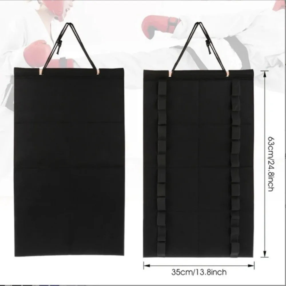 Karate Belt & Medal Display Storage Rack – Felt Hanging Bag