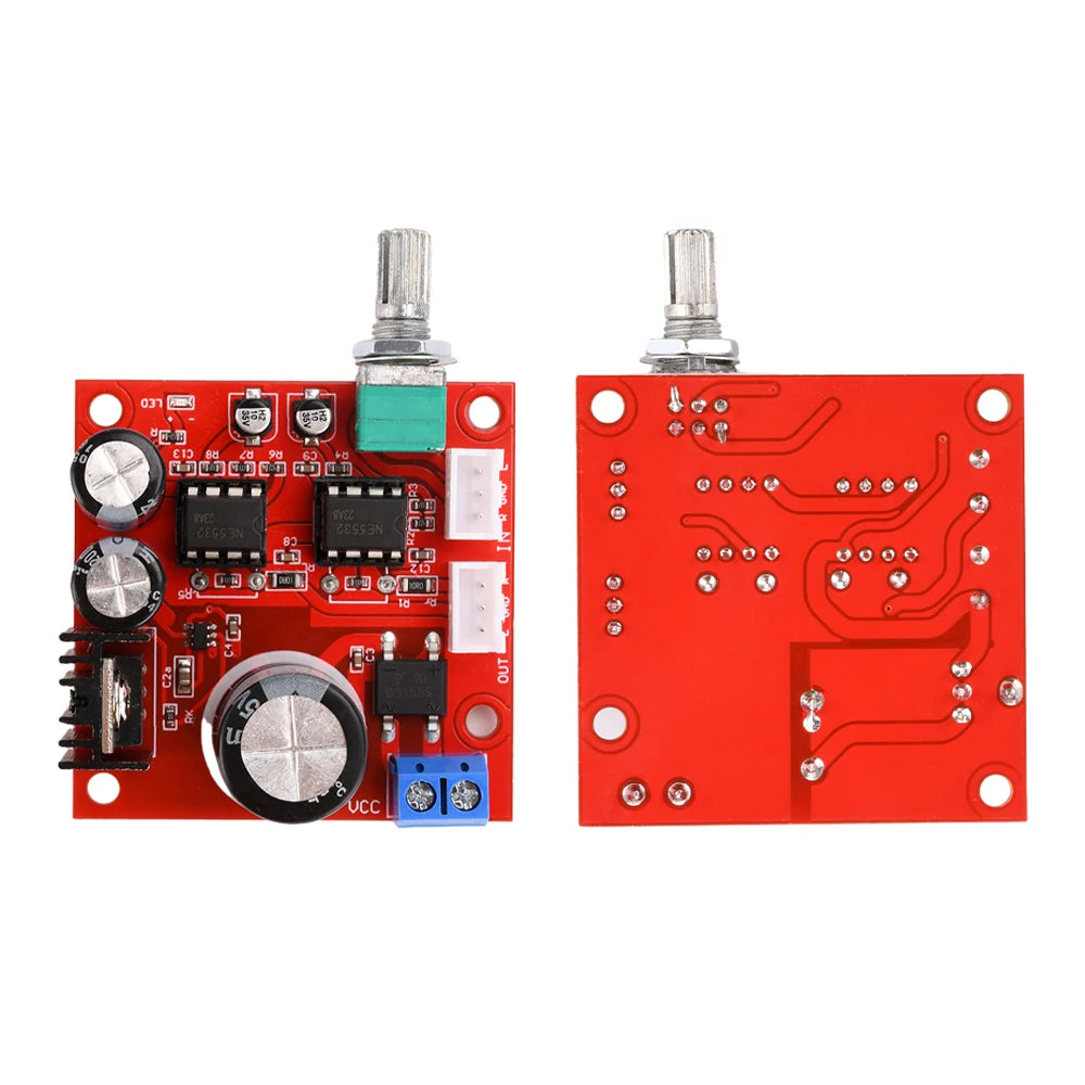 Dual NE5532 Preamplifier Board Amplifier Module Single Supply Dual Op Power Amplifier Front Stage Board Portable Ampli Module Oasis Select