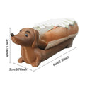 Hot Dog Dachshund Tray Funny Hot Dogs Serving Tray Funny Snack Dinner Tray Holder Hot Dog Holder for Home Family Gatherings Oasis Select Brown