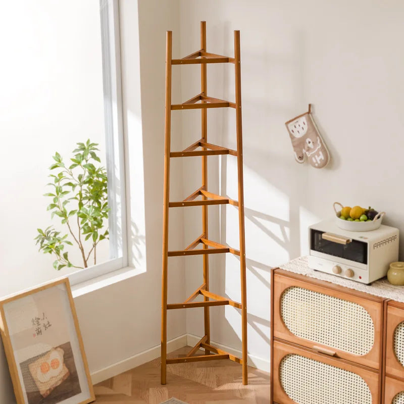 Kitchen rack Household multi-functional pot storage rack Floor-to-ceiling crevice crevice rack Layered pot rack Oasis Select
