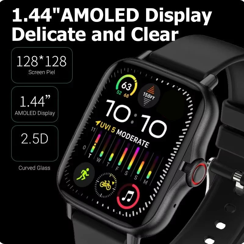 COTAUL Smart Watch 1.44" Bluetooth Call, Heart Rate & SpO2