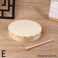 Frame Drums 4/6/7/8/9/10 Inch Hand Drum Wood Drum With Drum Stick Set Musical Game Kids Educational Toy Percussion Instrument Oasis Select E