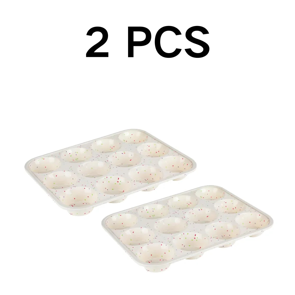 1/2/3 PCS Nonstick Silicone Muffin Pans Chocolate Round Sphere Mold Cupcake Pan DIY Muffin Tool Kitchen Accessories Oasis Select A 2 PCS