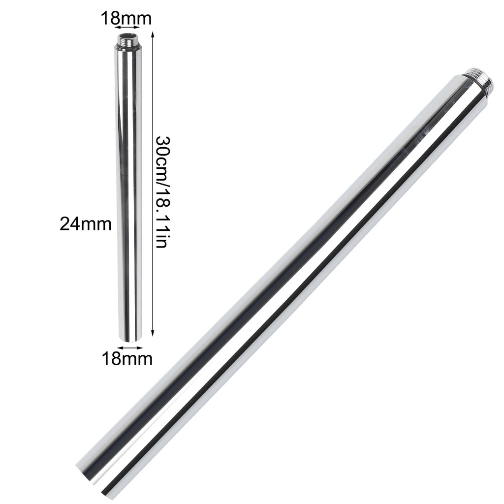 30cm Shower Extender Bathtub Shower System Round Extension Bar Shower Set Extension Tube Bathroom Accessories Oasis Select