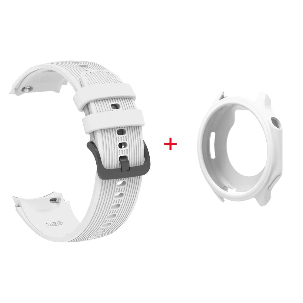Silicone Watch Band & Case – OnePlus Watch 2/2R/3 & OPPO Watch X Smartwatch Band & Case Oasis Select Case Strap White OPPO X Oneplus 2