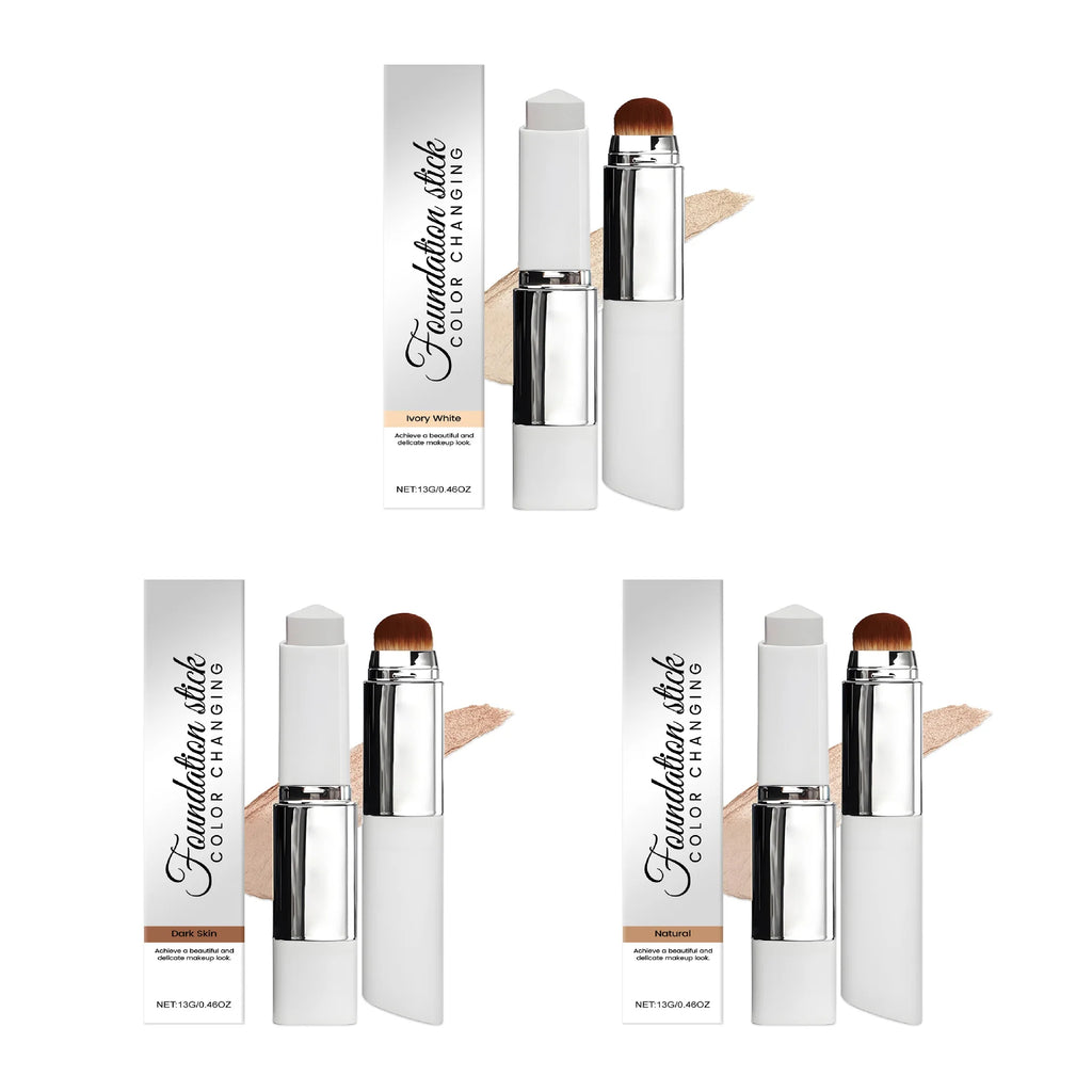 2-in-1 Color Changing Foundation Stick & Concealer | Matte Foundation Concealer Stick Oasis Select