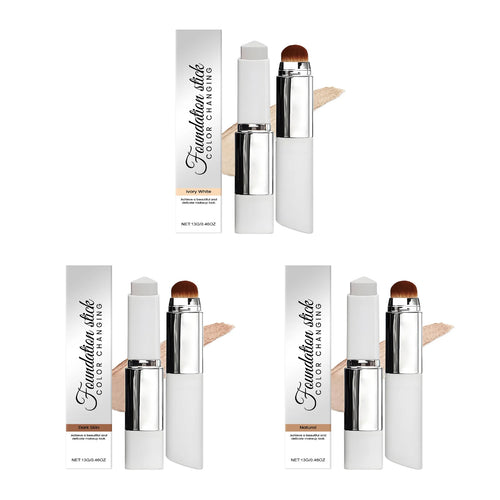 2-in-1 Color Changing Foundation Stick & Concealer | Matte Foundation Concealer Stick Oasis Select