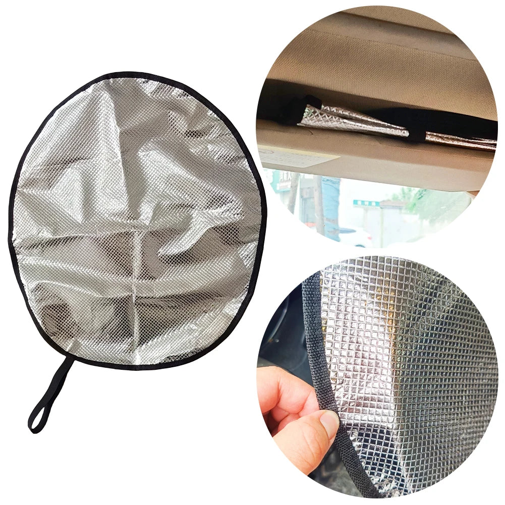 Steering Wheel Cover Sun Shade Anti-uv Sun Protection Sunscreen Block UV Rays Cool in Summer for Cars Truck SUV Oasis Select United States