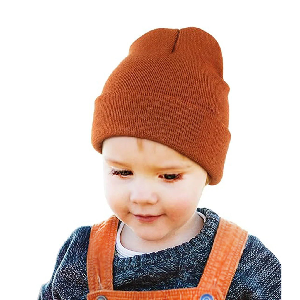 Autumn and Winter Children's Hats Knitted Hats Baby Hoodies Ski Hats Male and Female Baby Children Oasis Select
