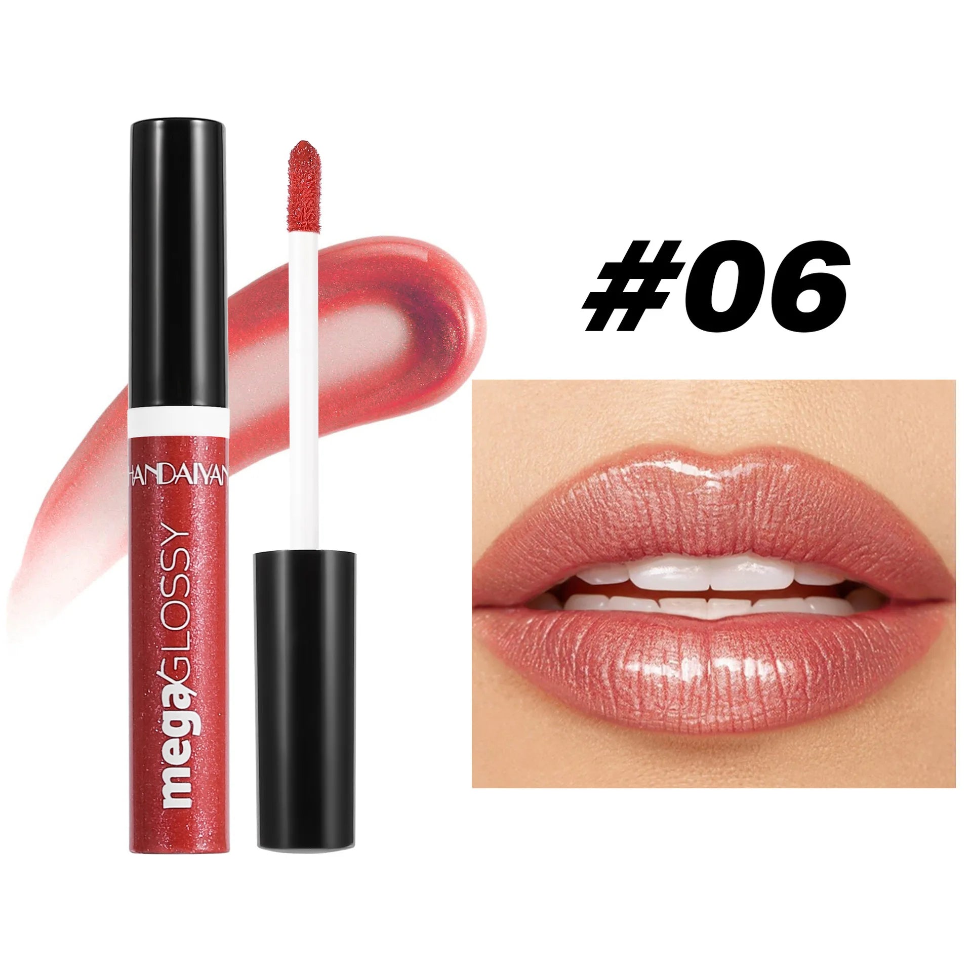 Handaiyan High Shine Lip Gloss – Mirror Finish, 7 Shades