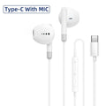 In Ear Wired Earphones 3.5mm/USB-C Volume Control with Microphone Music Sports Headphones For iPhone 16 15 Samsung S24 Xiaomi Oasis Select Type C With MIC