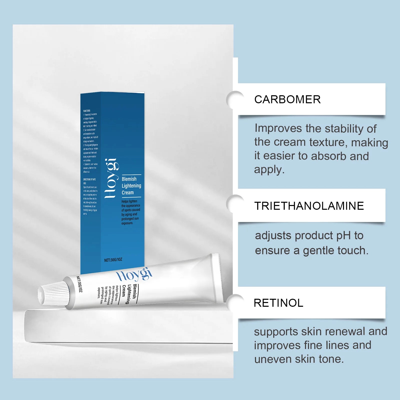 Hoygi Retinol Face Cream – Brighten, Hydrate & Even Skin Tone