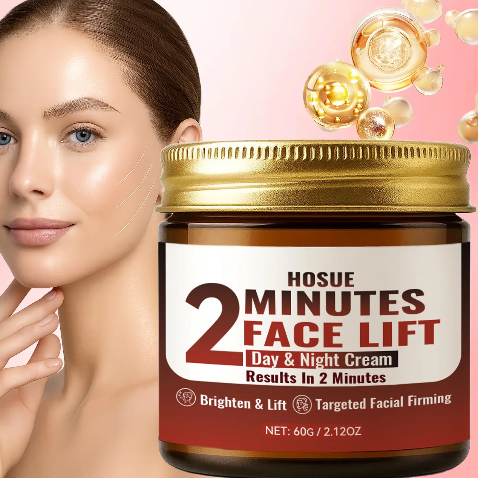 Facial Lift Day & Night Cream – Retinol, Collagen & Hyaluronic Anti-Aging Face Cream Oasis Select