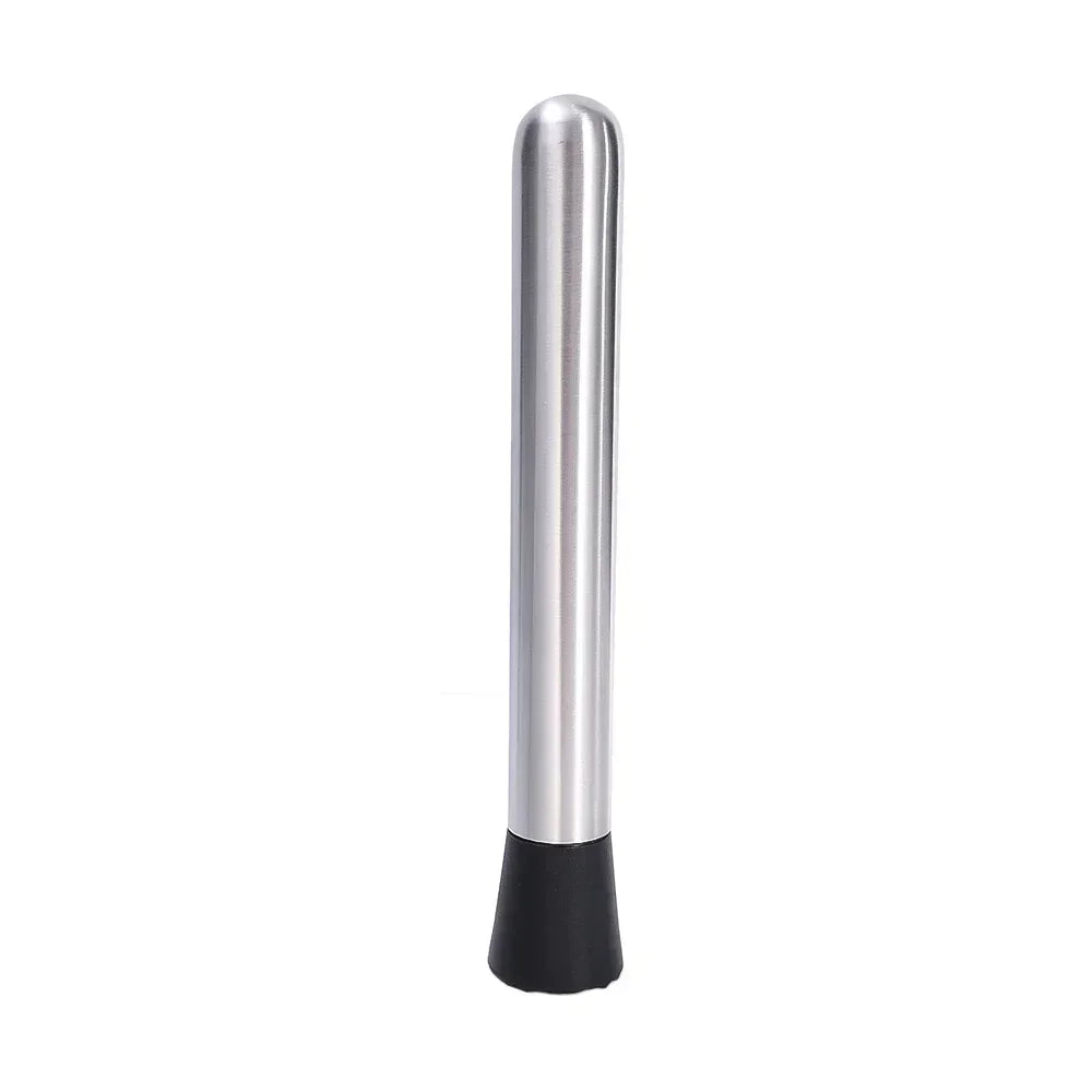 Stainless Steel Crushed Ice Hammer Multifunctional Popsicle Sticks Cocktail Swizzle Stick Fruit Lemon Muddle Pestle Bar Tools Oasis Select Silver