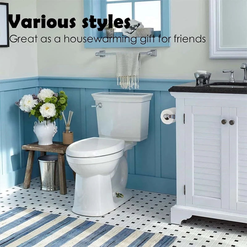 Toilet Bolt Caps,Ceramic Toilet Bolt Covers Cute Bathroom Decor, Easy Installation Toilet Replacement Parts Oasis Select