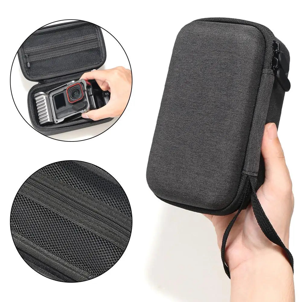 For Insta360 Ace Pro 2 Street Camera Set Storage Bag Protection Aluminum Alloy Rabbit Cage Sports Camera Bag Accessories Oasis Select