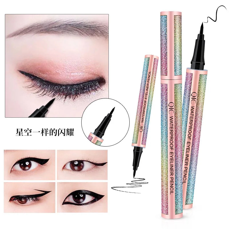 QIC Starry Sky Black Eyeliner Pencil – Waterproof & Smudge-Proof