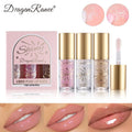 Dragon Ranee Pearl Lip Gloss Set – Shimmer Mirror Glitter Lip Oil