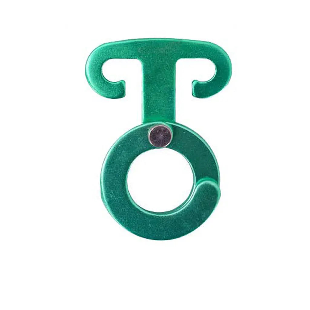 Aluminum Alloy Tent Wind Rope Self-Locking Buckle Adjustable O-shaped Claw Buckle Camping automatic Hook Oasis Select Green 1 Piece