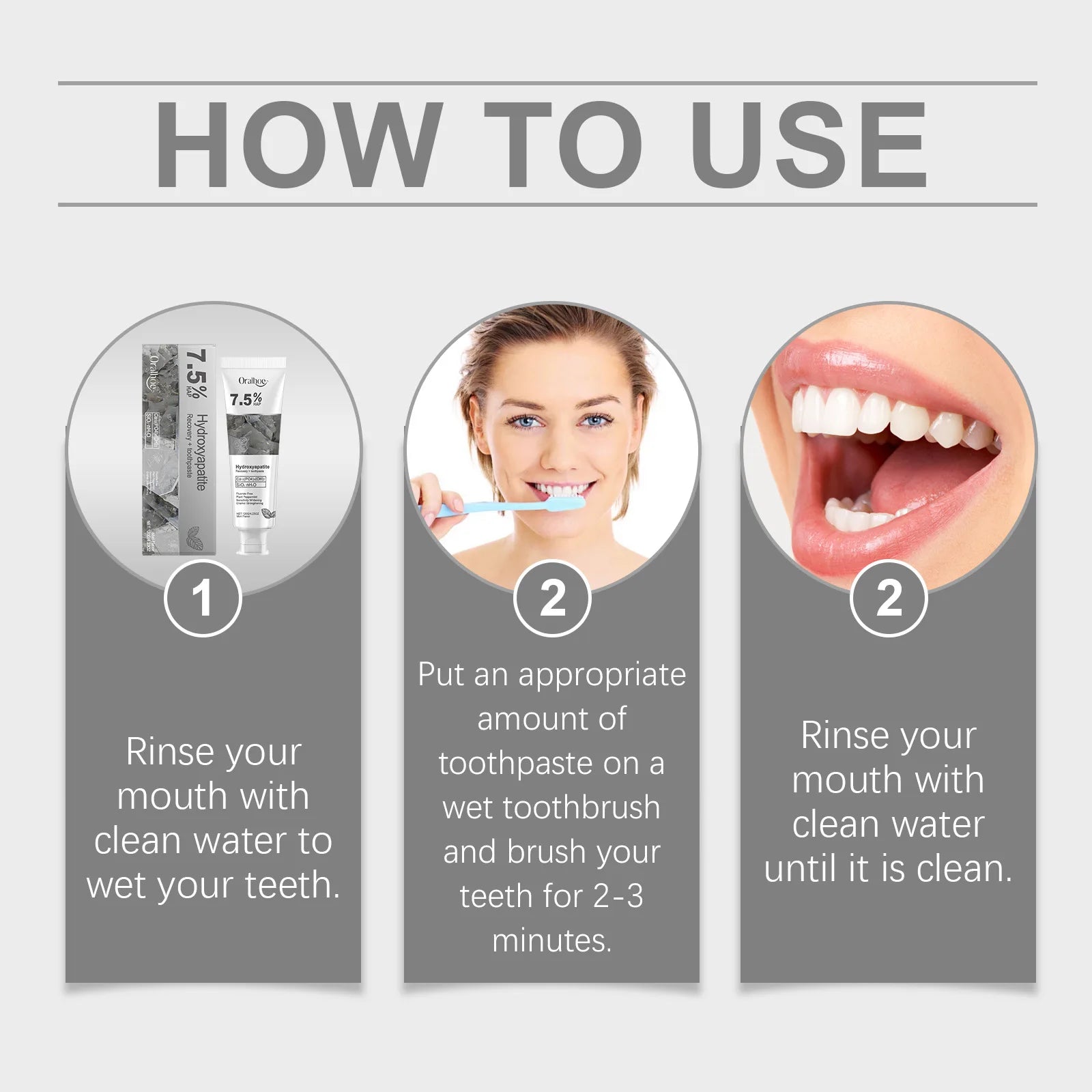 Orahoe Dental Care Toothpaste Keep Fresh Improve Bad Breath Deeply Cleaning Prevent Caries Shiny Teeth Brightening Toothpastes Oasis Select