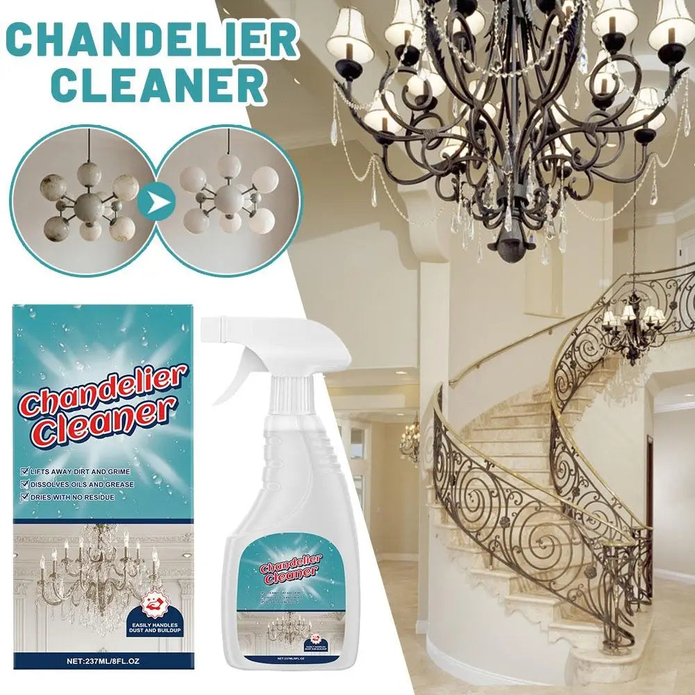 No Rinse Crystal Chandelier Cleaner Streak Free For Glass Metal Lamp Cleaning And Care Plastic Surfaces Eco Friendly Tool Oasis Select