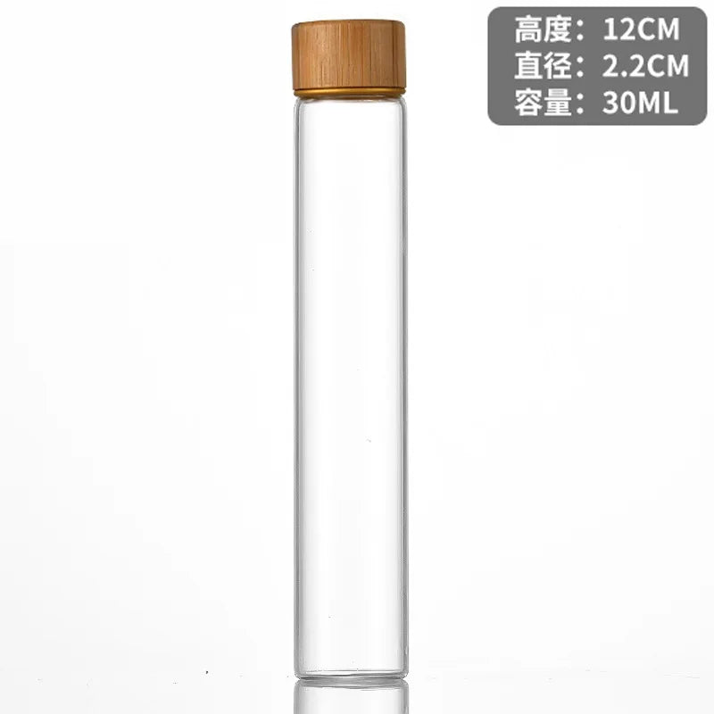 Mini Small Glass Bottles with Cork Stopper Jars Tiny Wedding Vials Message Favor Containers DIY Wishing Bottle Party Gifts Oasis Select transparent 8-30ml
