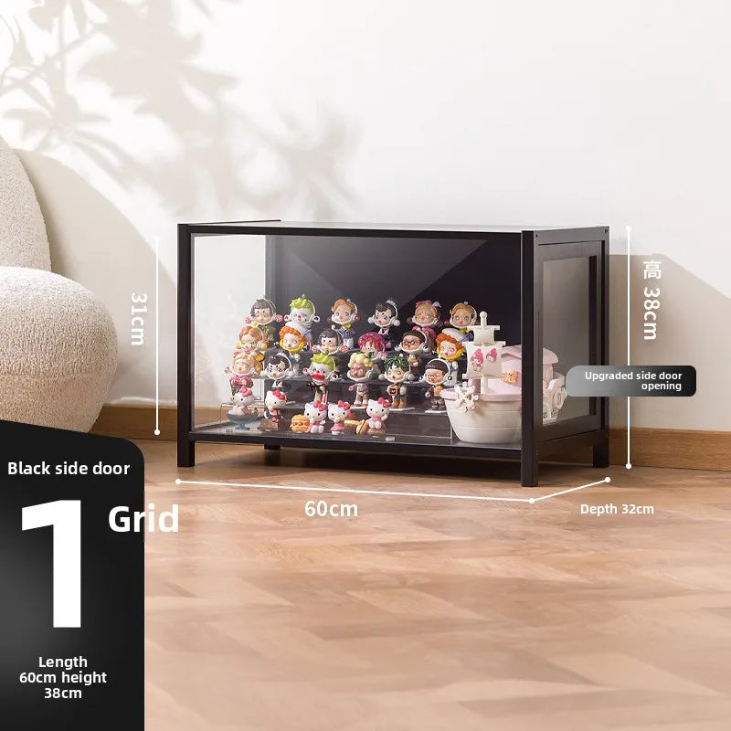 Blind box storage display stand Large capacity transparent acrylic storage box POP MART figure doll collection cabinet Oasis Select A door 60 long