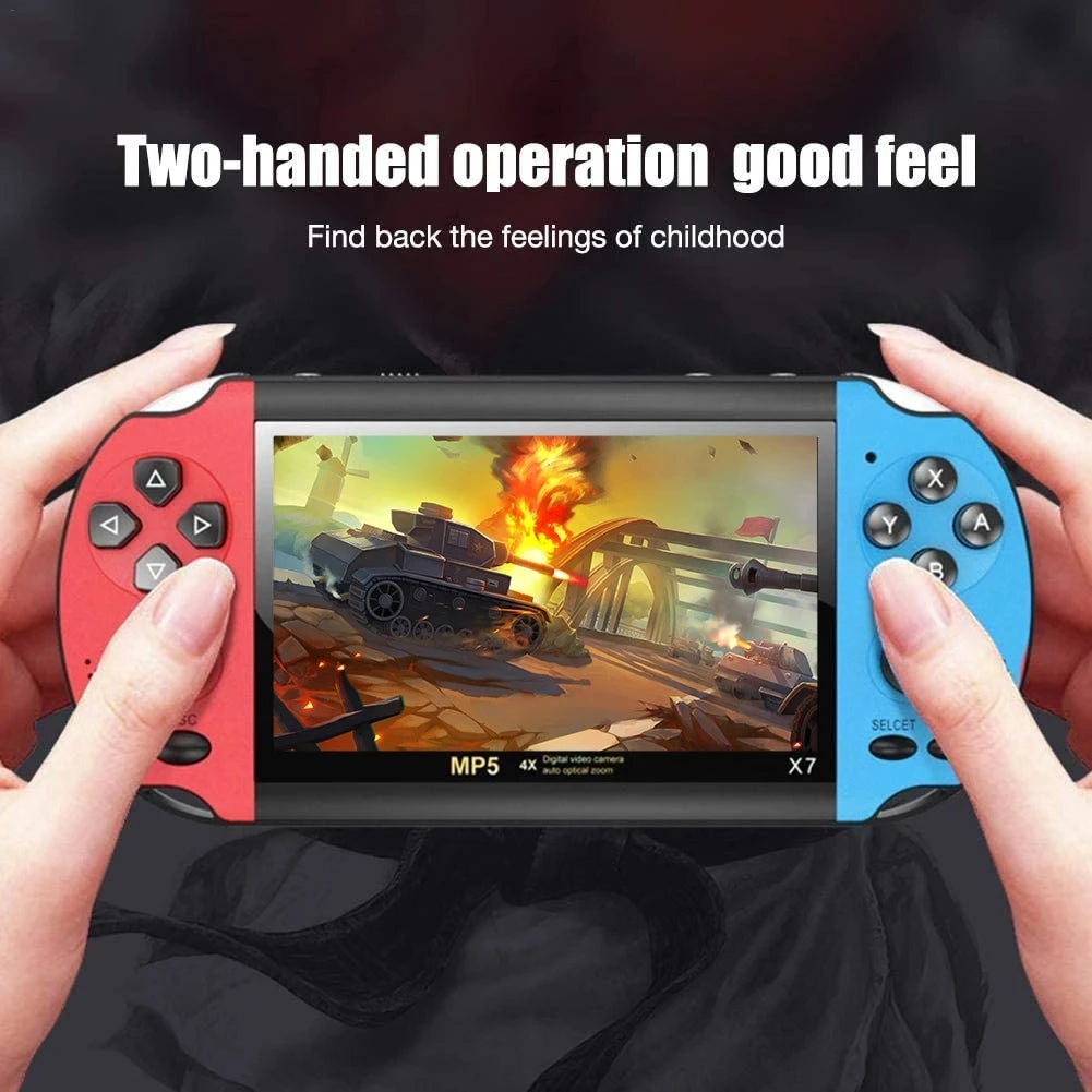 AyeBeau X7 Retro Handheld Game Console | 10,000 Games, 4.3" Screen