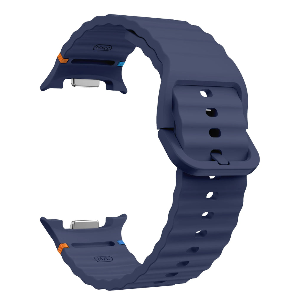Silicone Band for Samsung Galaxy Watch 8 40mm 44mm Classic 46mm Silicone Watch Band Oasis Select midnight blue galaxy watch 8 40mm