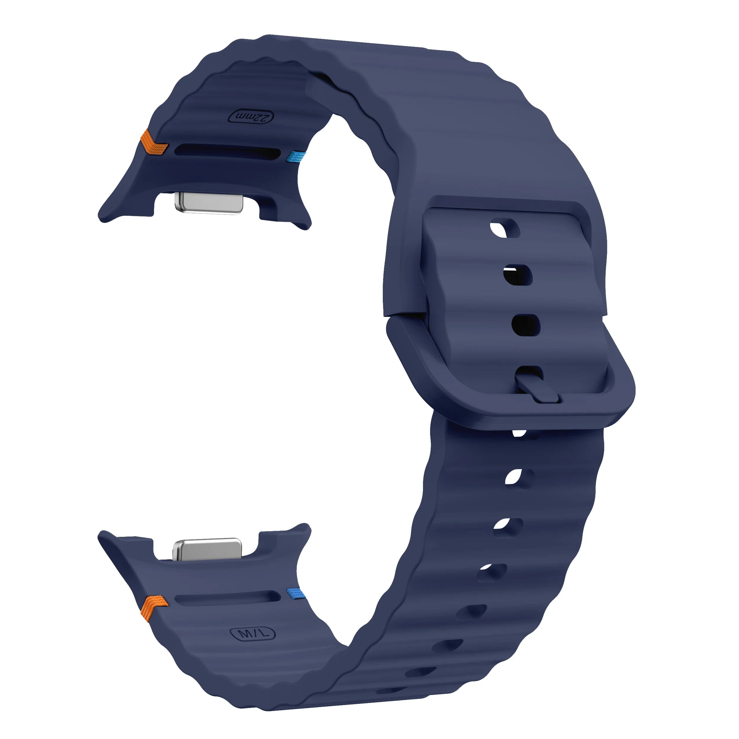 Silicone Band for Samsung Galaxy Watch 8 40mm 44mm Classic 46mm Silicone Watch Band Oasis Select midnight blue galaxy watch 8 40mm