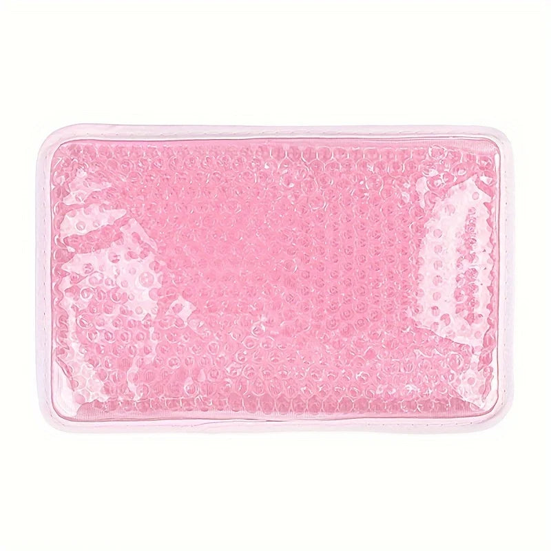 Hot Compress Gel Ball Ice Pack Pvc Double-Sided Pillow, Hot and Cold Compress Heating Pack with Strap, Handheld Ice Pack, Three Colors, Single Pack Oasis Select Pink
