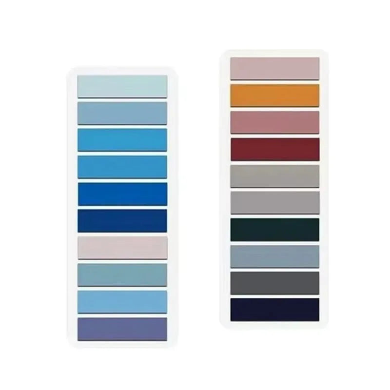 1/2Pcs 200 Sheets Colorful Sticky Notes Memo Pad Self Adhesive Label Note Bookmarks Notepad School Office Stationery Supplies Oasis Select Mix-2pcs 7