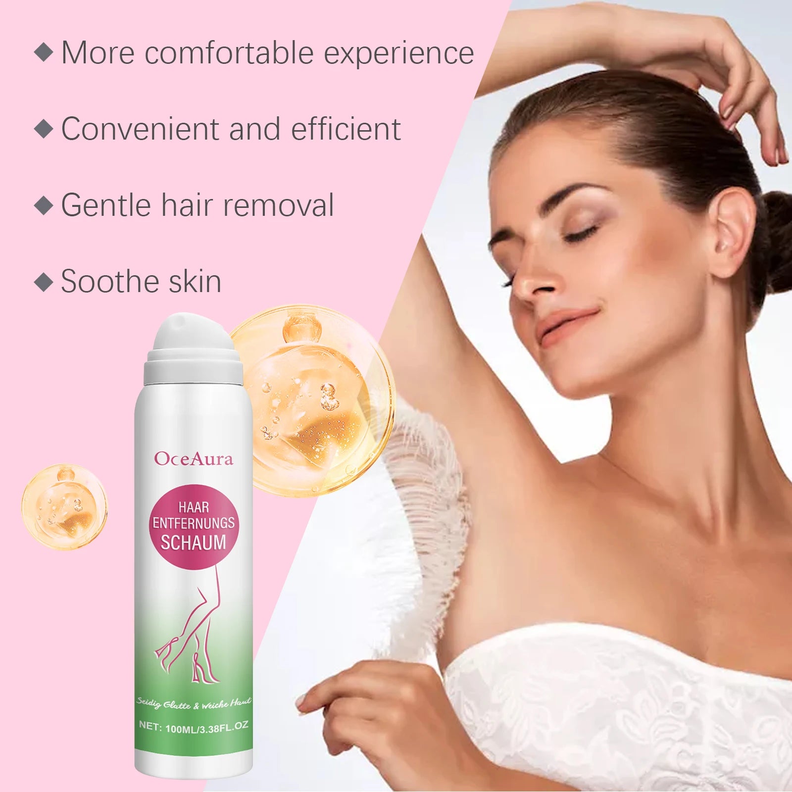 Painless Hair Removal Spray Underarm Private Body Leg Hair Remove Cream Growth Inhibitor Depilatory Body Care Oasis Select