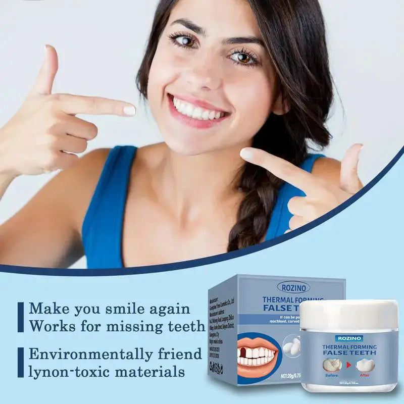 Moldable Tooth Repair Kit – Temporary Filling & False Teeth