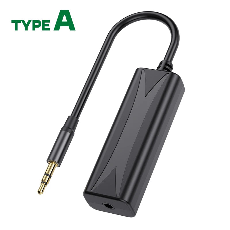 3.5mm Audio Aux Cable Anti-interference Ground Loop Noise Filter Lsolator Eliminate Cancelling For Home Stereo Car Audio System Oasis Select Type A